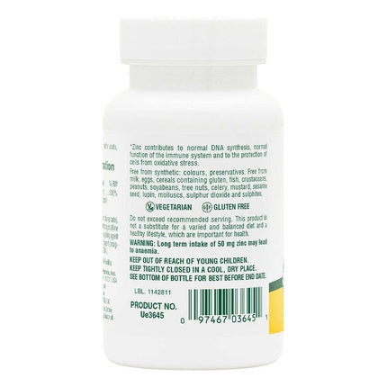 Nature's Plus Zinc 50mg 90 Capsules