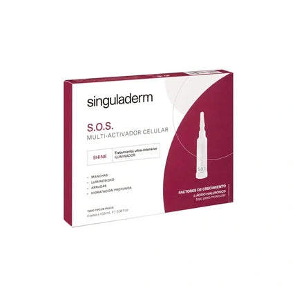 Singuladerm Singuladerm Sos Multiactivating Cellular Brightening Treatment 4x105ml