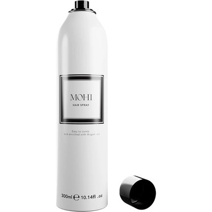 MOHI Hair Spray 300ml Professional with Argan Oil Styling Spray Extra Strong Hold & Shine For Straight Wavy Curly and Frizzy Hair