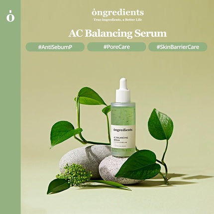 Ongredients AC Balancing Serum Soothing Facial Serum with Niacinamide and Heartleaf