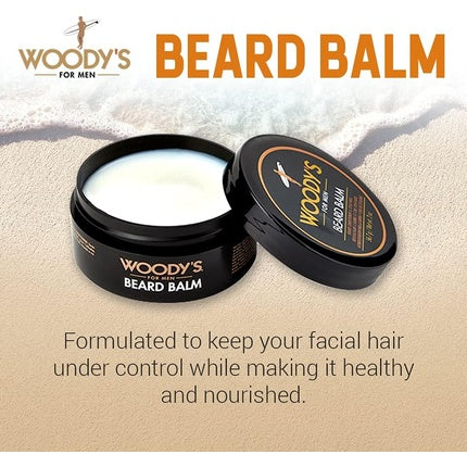 Woody's 2-In-1 Beard Balm for Men - Beard Conditioner and Styling Wax