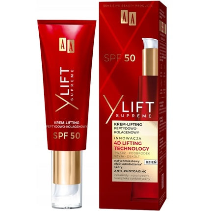 Oceanic Aa Y Lift Supreme Cream - Lifting Peptide And Collagen Anti-Photoaging Spf 50, 40 Ml