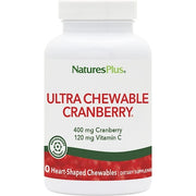 NaturesPlus Ultra Chewable Cranberry Love Berries 90 Vegetarian Tablets 400mg