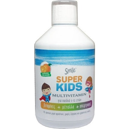 Am Health Promo Smile Super Kids Multivitamin - Orange Flavor, 500ml