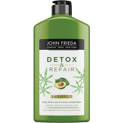 John Frieda Detox & Repair Shampoo 250ml with Avocado Oil and Green Tea