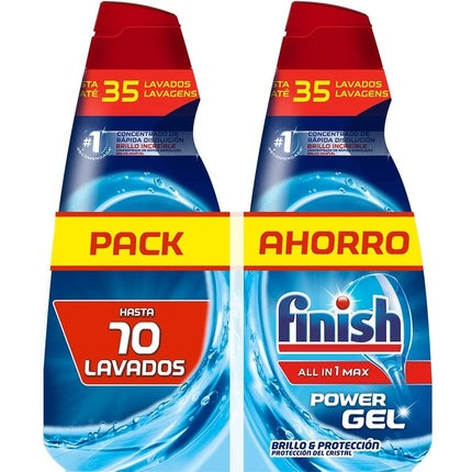 Finish All In 1 Plus Dishwasher Gel 70 Colored Dose