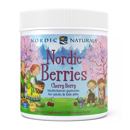 Nordic Naturals Nordic Berries Multivitamin Cherry Berry Gummy Berries 120