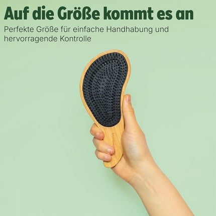 The Bamboovement Tangle Bamboo Detangling Brush 20 Ergonomic Detangling