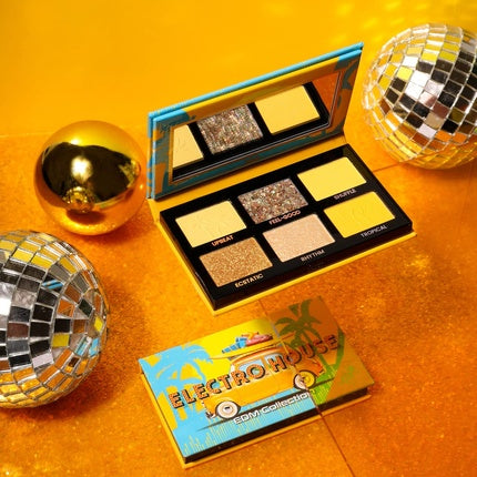 RUDE EDM Collection Color Themed Vibrant Electro House Eyeshadow