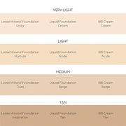 Inika Organic Foundation Trial Set Natural Mineral Essentials Kit Vegan