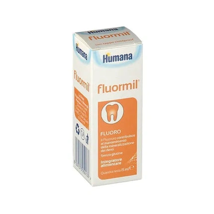 Humana Fluormil Dietary Supplement Based On Fluoride 15 Milliliters