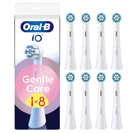 Oral B Io Series Gentle Care Replacement Brush Heads - White - 8 Count