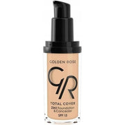 Golden Rose Total Cover 2 in 1 SPF15 Foundation & Concealer 02 Ivory