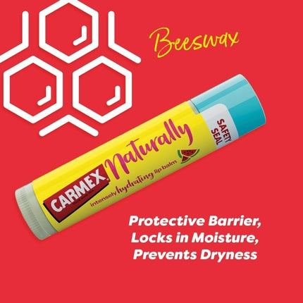 Carmex Naturally Watermelon Lip Balm Stick 4.25g