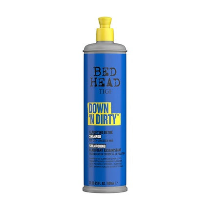 Bed Head by TIGI Down N' Dirty Clarifying Detox Shampoo for Cleansing 600ml