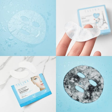 Talika Instant Beauty Kit Ultimate Skin Care Kit Essential Hydrating Face Masks Moisturising Eye Patches