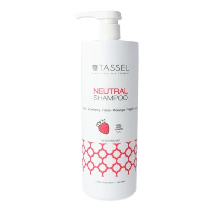 Eurostil Neutral Strawberry Shampoo 1l Gentle Formula For All Hair Types