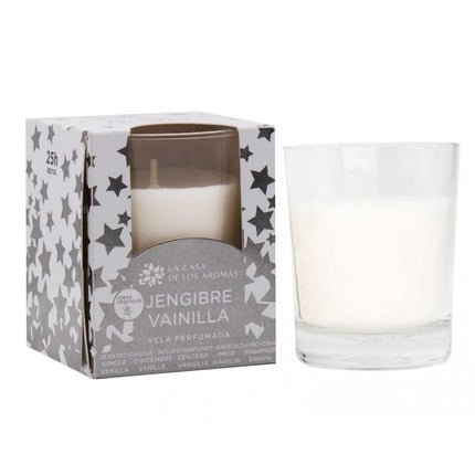La Casa De Los Aromas Christmas Scented Candle Ginger-Vanilla 120g
