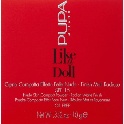 PUPA Milano Like A Doll Compact Powder 10g Sublime Nude