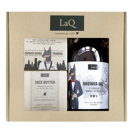 Doberman Shower Gel Set 500ml + Face Butter 50ml + Soap Bar 85g