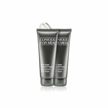 Clinique Moisturizing Skin Care Set For Men - Anti-Age Moisturizer 2 X 100 Ml