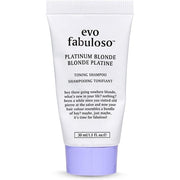 Fabuloso Platinum Blonde Toning Shampoo Nourishing Hair Treatment 30ml Travel Size