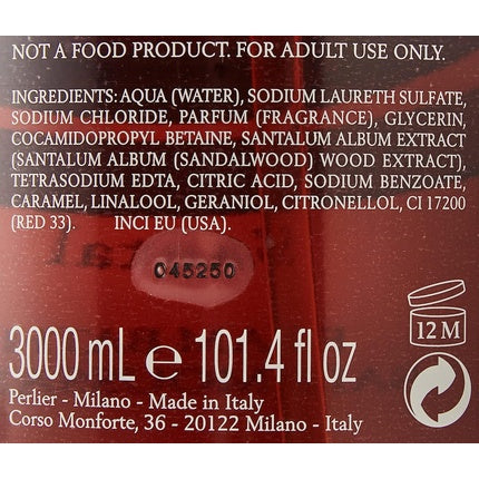 Perlier Bath Foam Sandalwood 3000ml