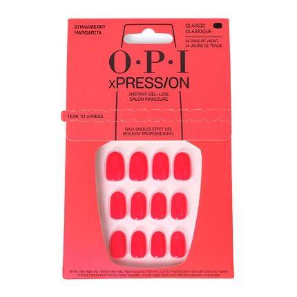 Opi Xpresson Presson Nails Strawberry Margarita 30 Count
