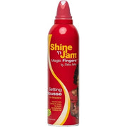 Ampro Shine 'N Jam Magic Fingers Setting Mousse For Braiders Extra Firm Hold 12oz 354ml