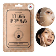 Kocostar Collagen Happy Mask Nourishing Korean Face Mask Sheet for Women