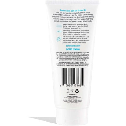 Bondi Sands Self Tan Eraser Gel Gentle Instant Tanning Removal 200mL 6.76oz
