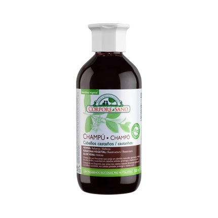 Corpore Sano Henna Shampoo For Brown Hair 300ml With Keratin And Aloe