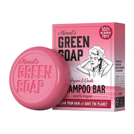 Marcel's Green Soap Shampoo Bar Argan & Oudh