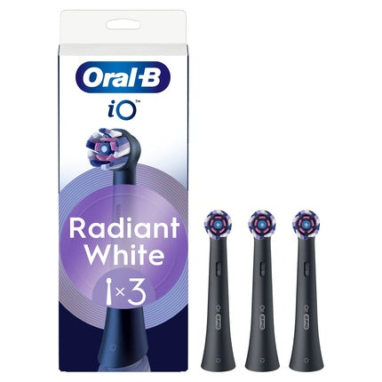 Oral B Oral-B Io Series Radiant White Replacement Brush Heads - Black - 3 Count