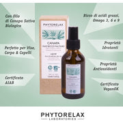 Hemp Hydrating and Elasticizing Multipurpose Dry Oil for Face Body and Hair 100ml