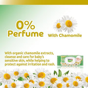 Babylino Sensitive Baby Wipes 0 Fragrance 98% Natural Formula That Balances pH