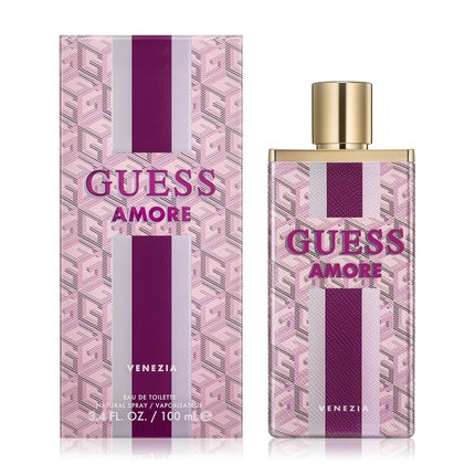GUESS Amore Venezia Eau de Toilette for Women and Men Genderless Unisex Perfume Spray 3.4 Fl. Oz.
