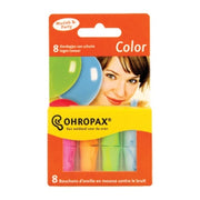 Ohropax Color Earplugs Colored Foam Earplugs Against Noise 8 Pieces
