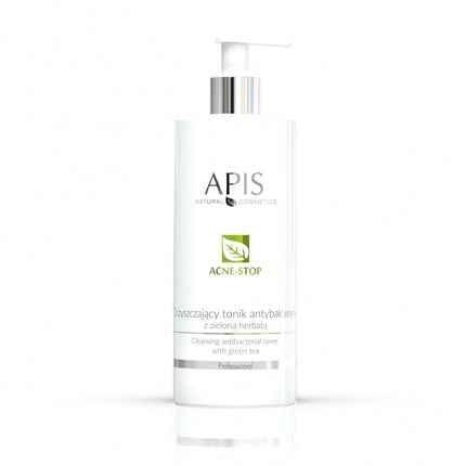 Apis Acne-Stop Cleansing Antibacterial Toner With Green Tea 500ml