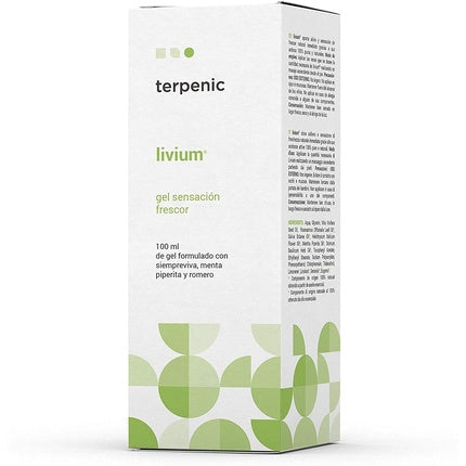 Terpenic Medical Livium Gel for Freshness and Relief of Tired Legs 100ml