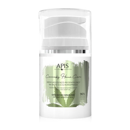 Apis Cannabis Home Care Soothing - Regenerating Cream With Hemp Oil 50ml
