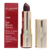 Clarins Joli Rouge Velvet Matte And Moisturising Long Wearing Lipstick 744v Plum 35g