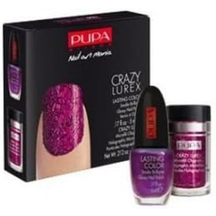 Nail Art Kit Crazy Lurex Fuchsia Shade