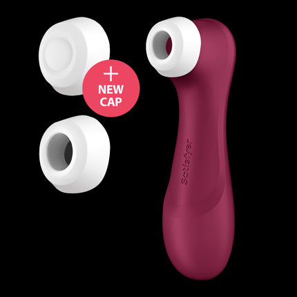 Satisfyer Pro 2 Generation 3 With Liquid Air Technology App Enabled Wine Red