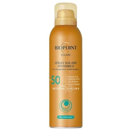 Biopoint Invisible Sunscreen Spray Spf 50 - 150 Ml