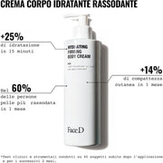 Face D Firming Moisturizing Body Cream with Hyaluronic Acid, Vitamin E and Pomegranate Extract 400ml