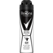 Rexona Men Deodorant Spray 48h Invisible Black & White Antiperspirant