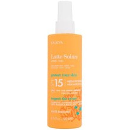 Pupa Milano Latte Solar E Spf 15 Spray Milk For Tanning 200 Ml