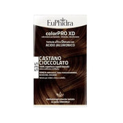Zeta Farmaceutici Euphidra Colorpro Xd 535 Chestnut Chocolate Hair Coloring Gel With Activator Conditioner And Gloves
