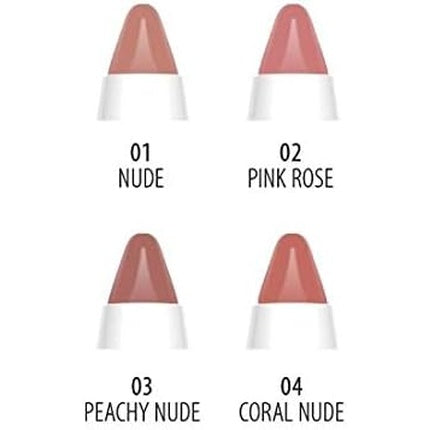 Golden Rose Nude Look Creamy Shine Lipstick 04 Coral Nude